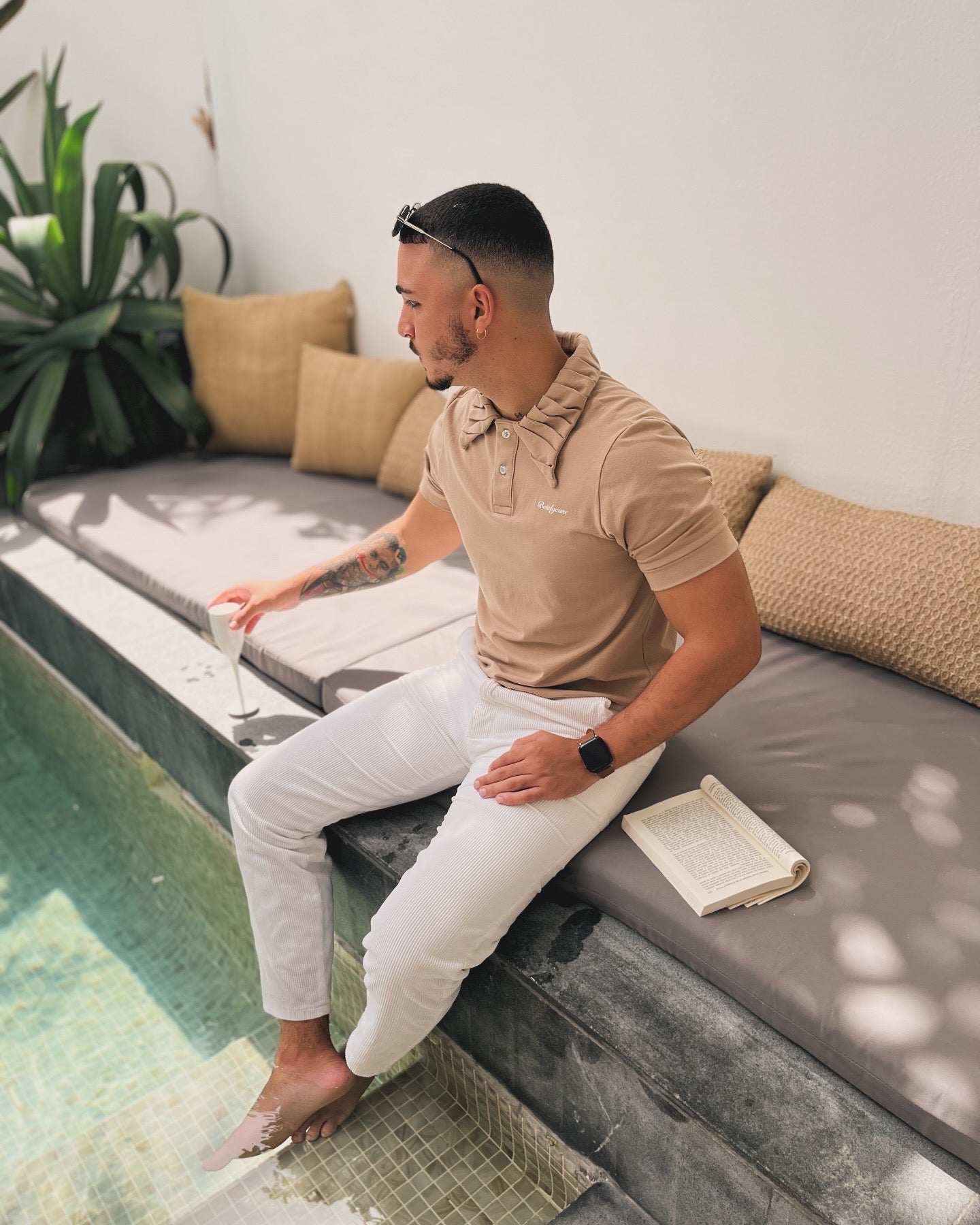 New Style Tan Polo (Slim Fit)